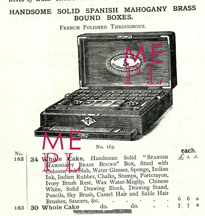 : Mahogany Brass Bound Box : Mahogany Brass Bound Box