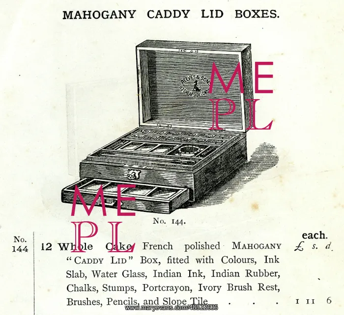 : Mahogany Caddy Lid Box : Mahogany Caddy Lid Box