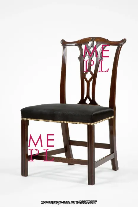 : Mahogany side chair : Mahogany side chair