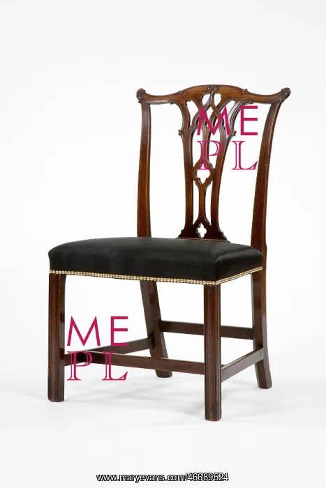 : Mahogany side chair : Mahogany side chair