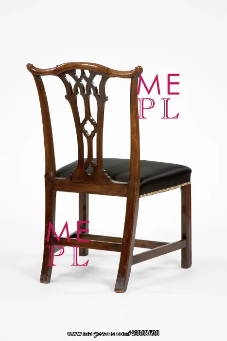 : Mahogany side chair : Mahogany side chair
