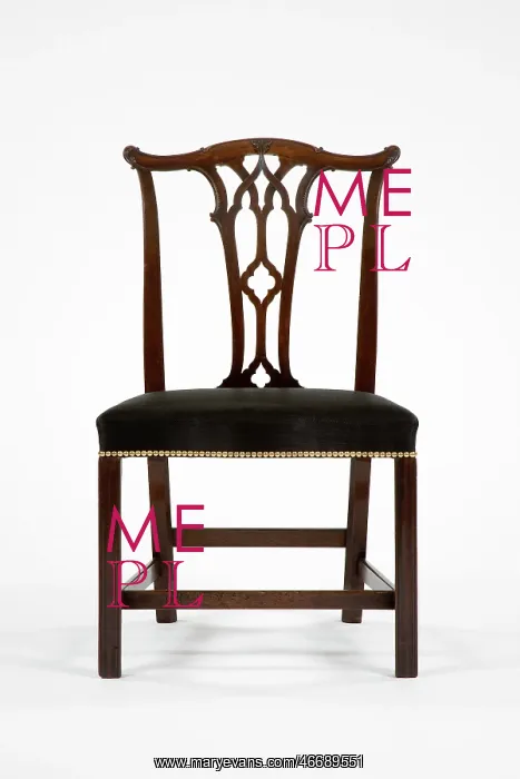 : Mahogany side chair : Mahogany side chair