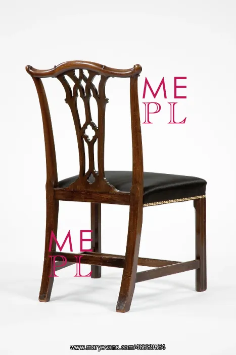 : Mahogany side chair : Mahogany side chair