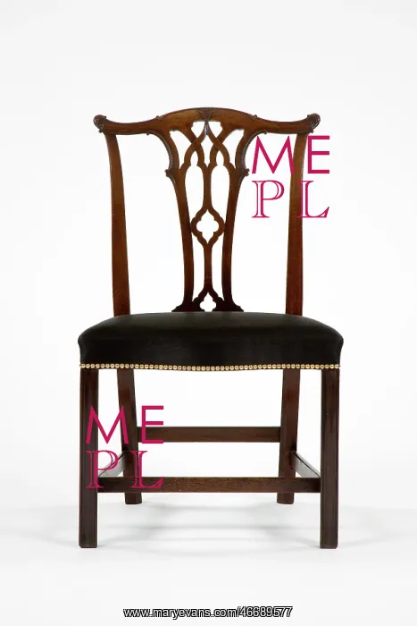 : Mahogany side chair : Mahogany side chair