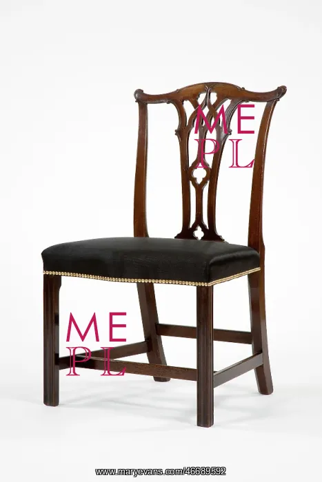 : Mahogany side chair : Mahogany side chair