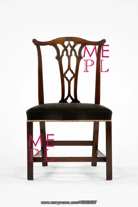 : Mahogany side chair : Mahogany side chair