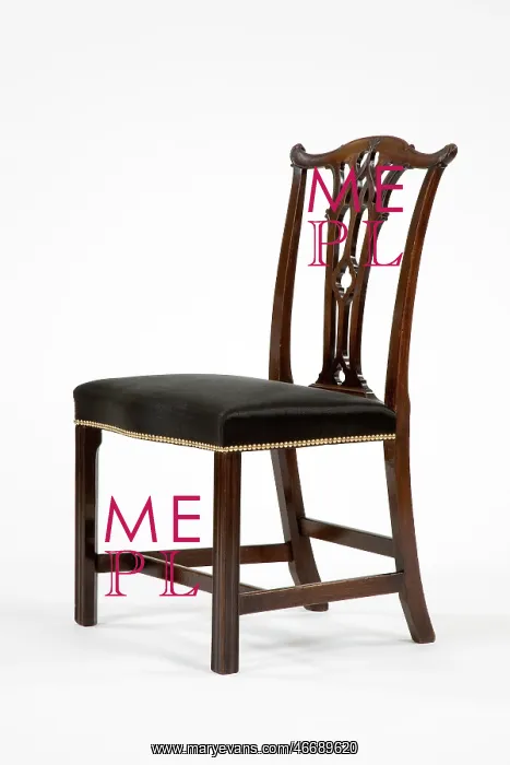  : Mahogany side chair