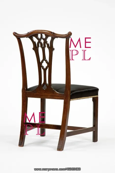 : Mahogany side chair : Mahogany side chair