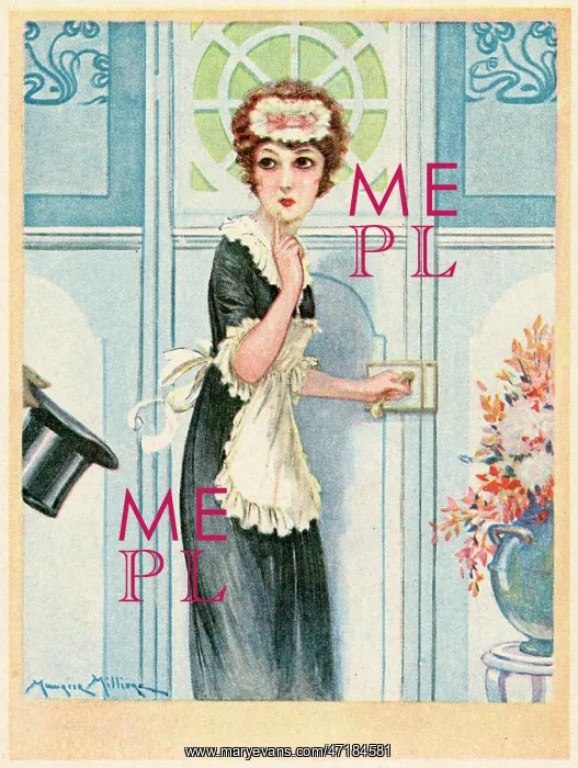 : MAID ADMITTING VISITOR : MAID ADMITTING VISITOR