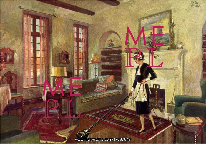 : Maid in Living Room : Maid in Living Room