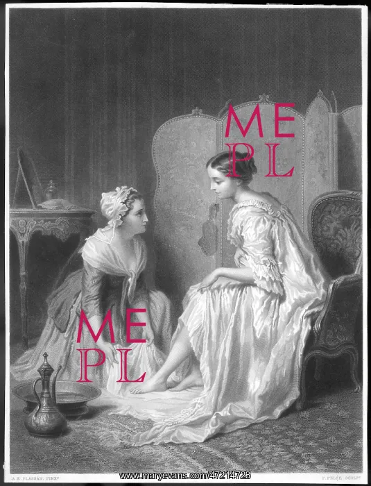  : MAID WASHES LADY'S FEET