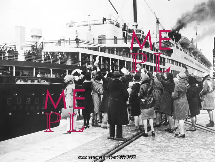 : Maiden voyage of the Europa, 1930 : Maiden voyage of the Europa, 1930