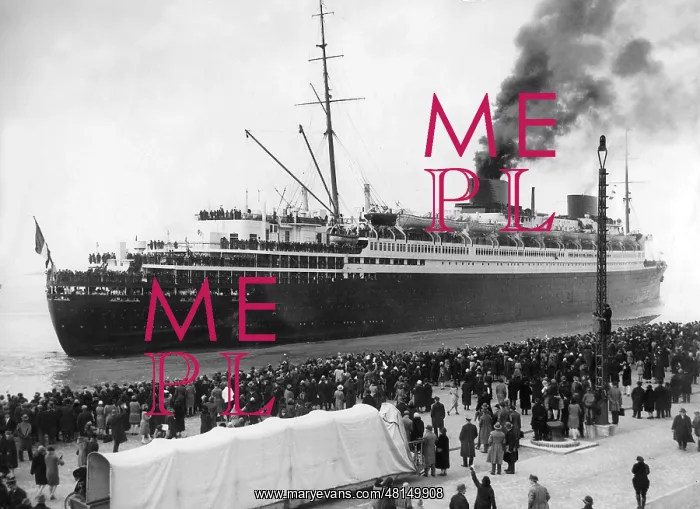 : Maiden voyage of the Europe, 1930 : Maiden voyage of the Europe, 1930