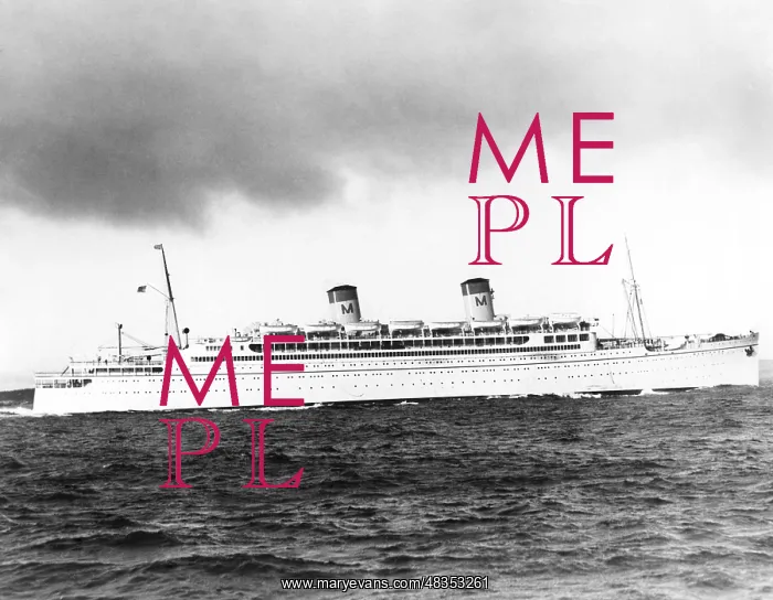 : Maiden voyage of the Mariposa, 1932 : Maiden voyage of the Mariposa, 1932
