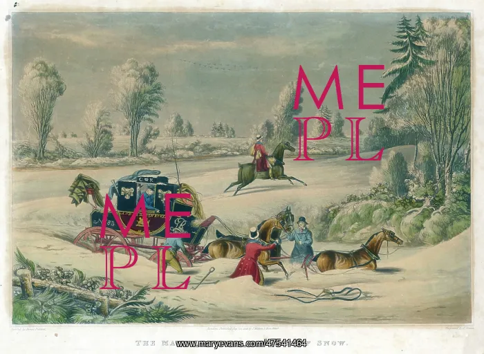 : Mail Coach in a Drift of Snow : Mail Coach in a Drift of Snow