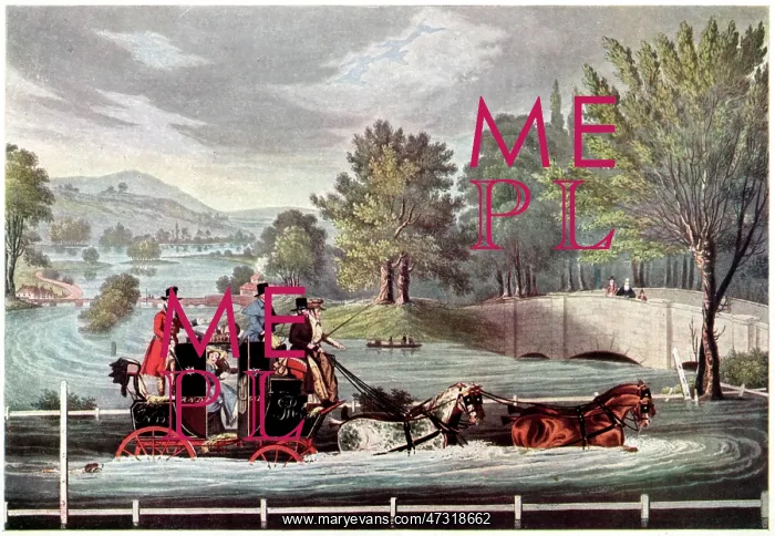  : MAIL COACH IN FLOOD