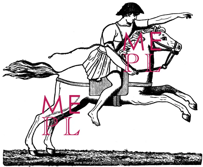 : mail / post, ancient world, Roman express courier : mail / post, ancient world, Roman express courier