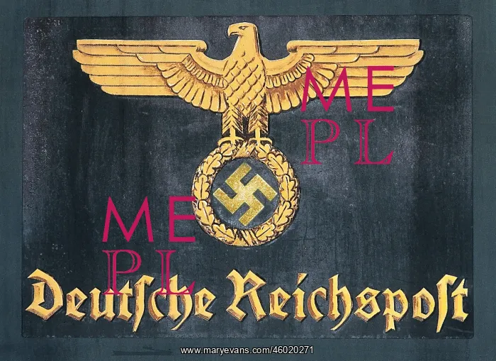 : mail / post, emblem, German Reichspost, 1933 : mail / post, emblem, German Reichspost, 1933