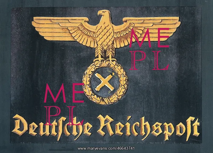 : mail / post, emblem, German Reichspost, 1933 : mail / post, emblem, German Reichspost, 1933
