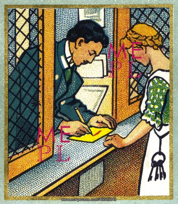  : mail, post office counter, German Reichspost