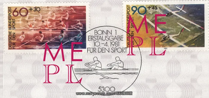 : mail / post, postage stamps, German Federal Post : mail / post, postage stamps, German Federal Post