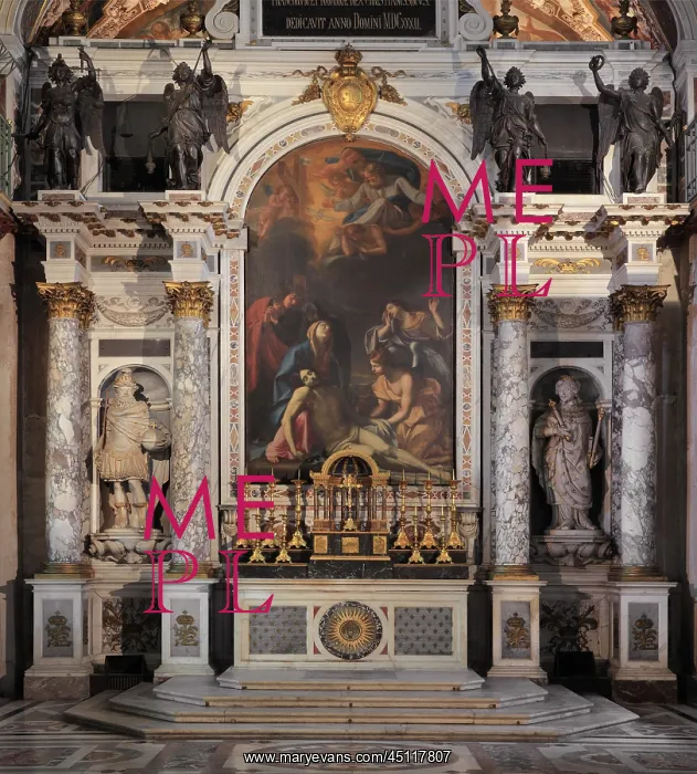 : Main altar, Chapel of the Trinity, Chateau de : Main altar, Chapel of the Trinity, Chateau de