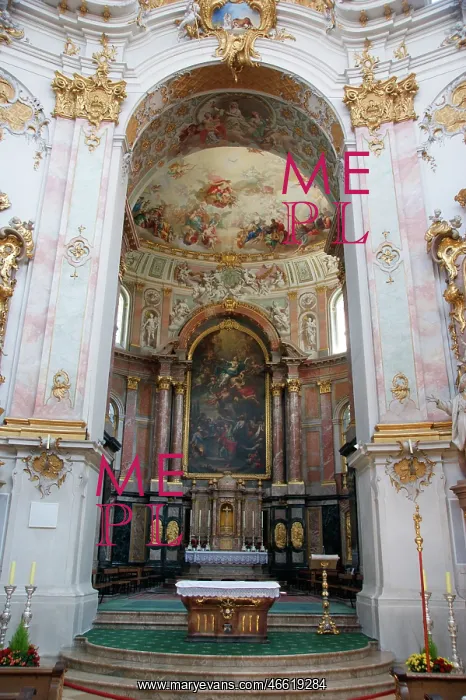 : Main altar, Ettal Monastery, Upper Bavaria, Germany : Main altar, Ettal Monastery, Upper Bavaria, Germany