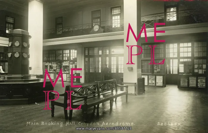  : Main Booking Hall, Croydon Aerodrome Airport, Surrey