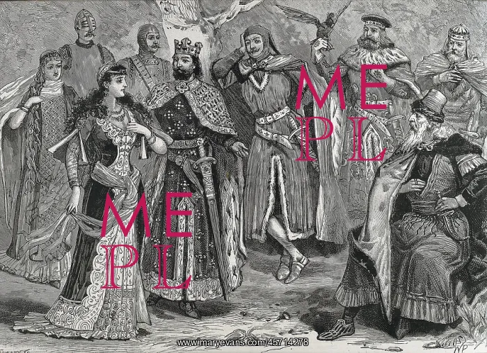 : Main characters from the opera Ivanhoe (1891) : Main characters from the opera Ivanhoe (1891)