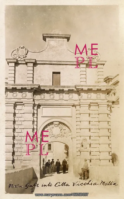 : The Main Gate into Mdina, Malta : The Main Gate into Mdina, Malta