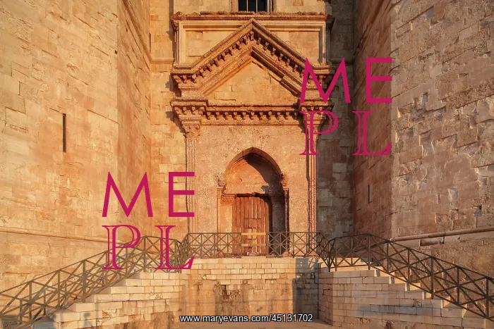 : Main portal, Castel del Monte, Andria, Puglia, Italy : Main portal, Castel del Monte, Andria, Puglia, Italy
