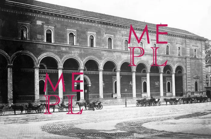 : Main post office in Munich, before 1914 : Main post office in Munich, before 1914