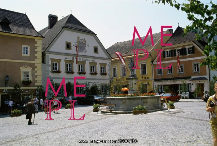 : Main sqare of Grein : Main sqare of Grein