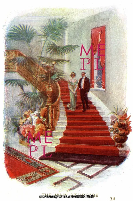 : The Main Staircase, Claridge's Hotel, London : The Main Staircase, Claridge's Hotel, London