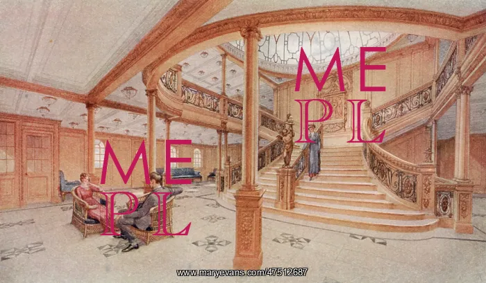 : MAIN STAIRCASE TITANIC : MAIN STAIRCASE TITANIC