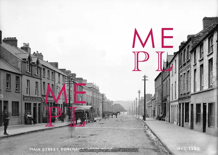 : Main Street, Buncrana, from West : Main Street, Buncrana, from West