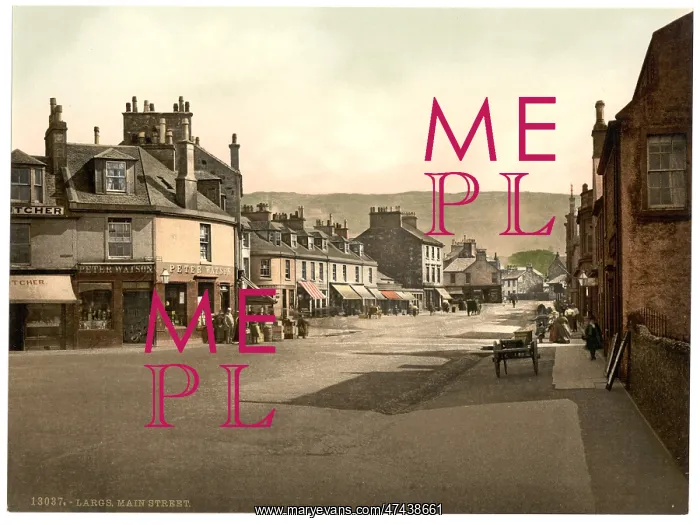 : Main Street, Largs, Scotland : Main Street, Largs, Scotland