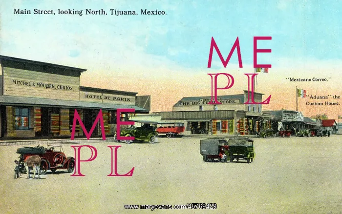  : Main Street - looking North - Tijuana, Mexico