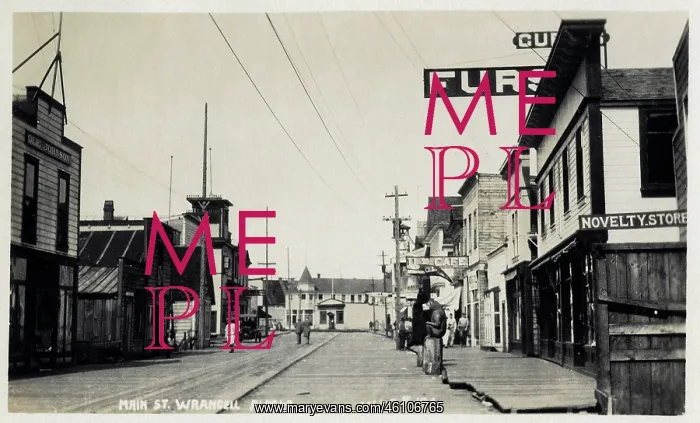 : Main Street, Wrangell, Alaska, USA : Main Street, Wrangell, Alaska, USA