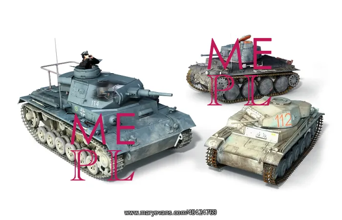 : The main tanks of German Army during WWII; the : The main tanks of German Army during WWII; the
