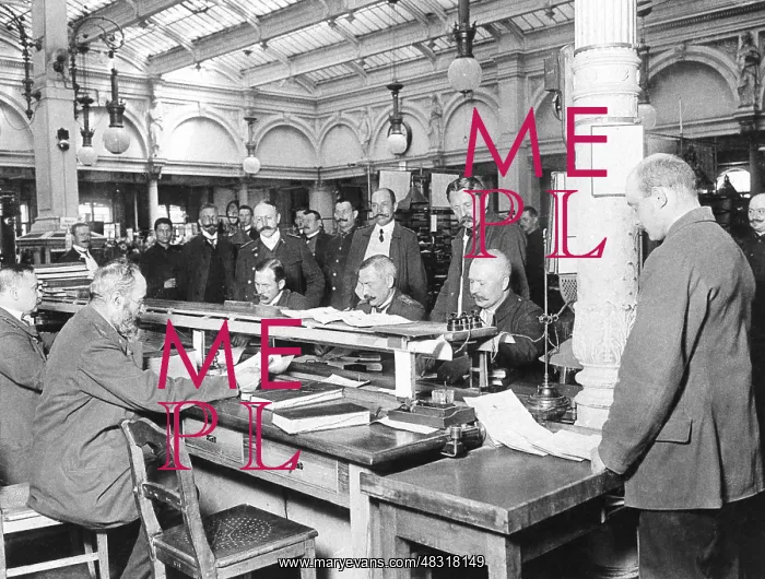  : Main telegraph office in Berlin, 1909