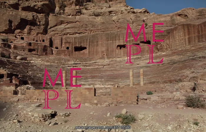 : Main Theatre, Petra, Jordan : Main Theatre, Petra, Jordan