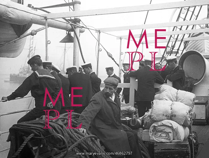  : The Maine (Ship) - Deck Scene - Royal Navy