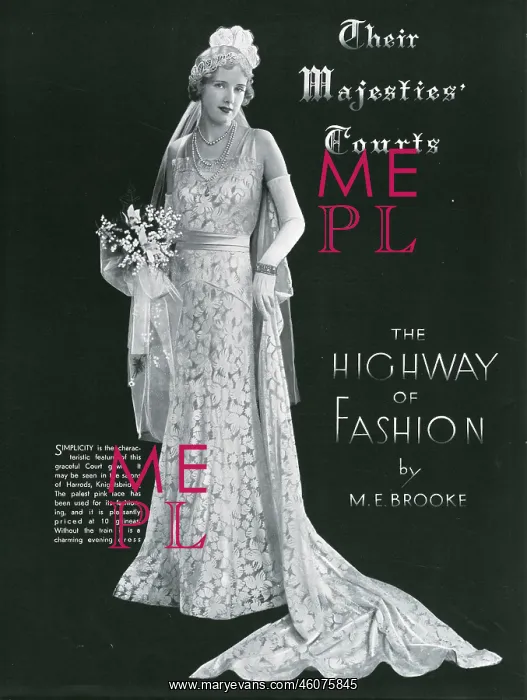 : Majesties Courts gown 1933 : Majesties Courts gown 1933