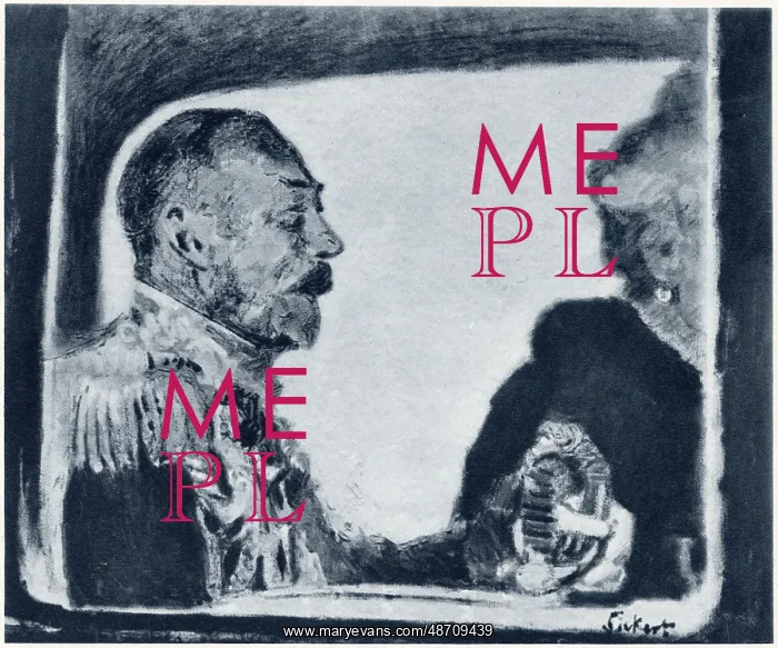 : His Majesty - George V by Walter Sickert : His Majesty - George V by Walter Sickert