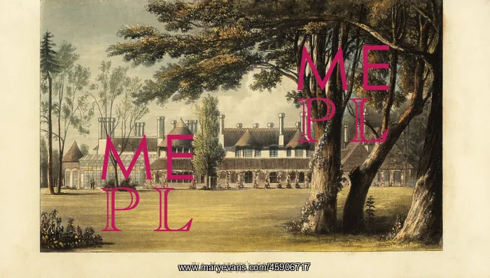 : His majesty's cottage, Windsor Great Park, as seen : His majesty's cottage, Windsor Great Park, as seen