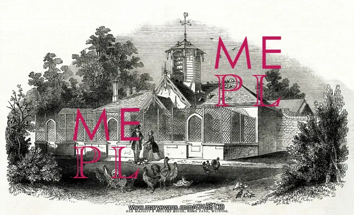 : Her Majesty's poultry house, Windsor 1843 : Her Majesty's poultry house, Windsor 1843