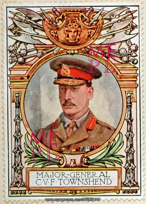 : Major General CVF Townshend / Stamp : Major General CVF Townshend / Stamp
