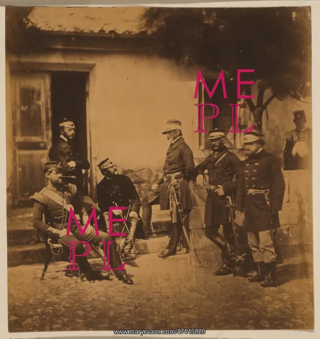 : Major General Estcourt, Adj.-Gen. Major De Morel, Captain Th : Major General Estcourt, Adj.-Gen. Major De Morel, Captain Th