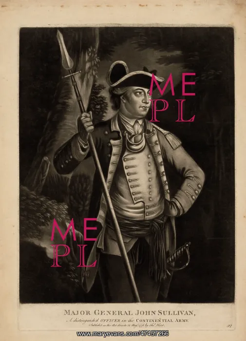 : Major general John Sullivan, a distinguish'd officer in the : Major general John Sullivan, a distinguish'd officer in the